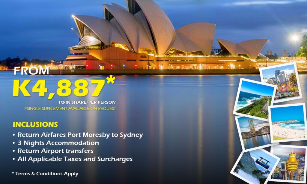 Sydney Breakaway: Your Ultimate Getaway with Air Niugini