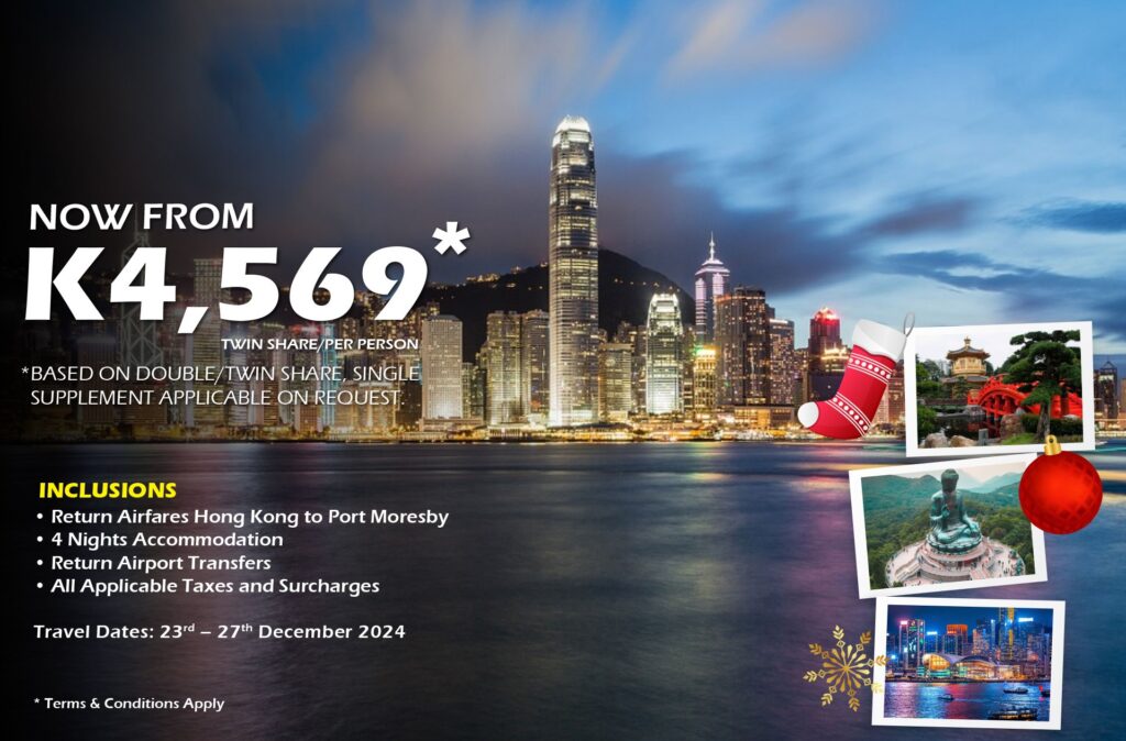 Discover Hong Kong This Christmas with Air Niugini